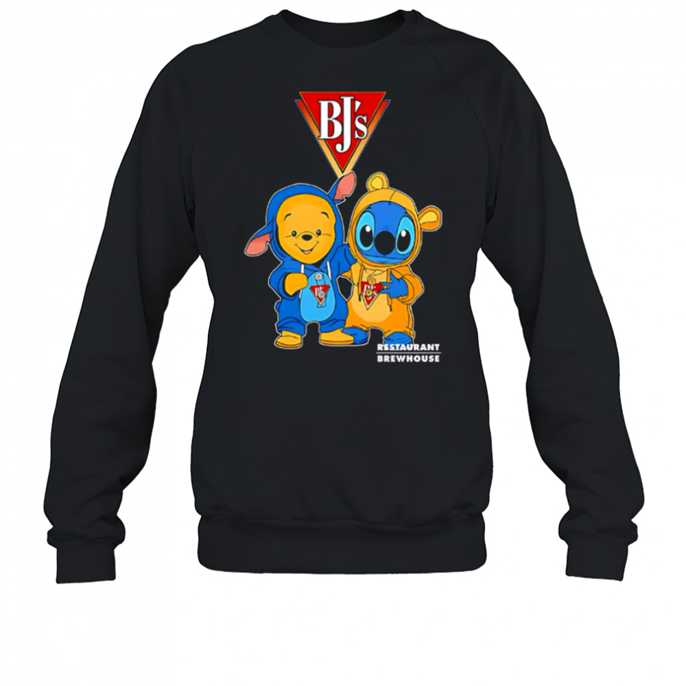 Bj’s restaurants pooh and stitch friends shirt Sweatshirt