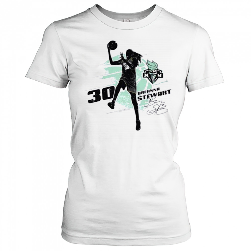 Breanna stewart new york liberty silhouette shirt Women's T-shirt