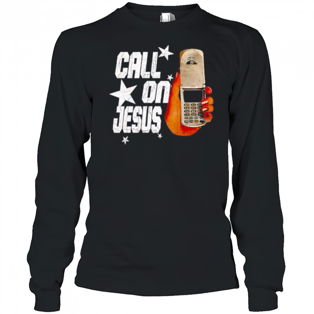 Call on Jesus retro shirt Long Sleeved