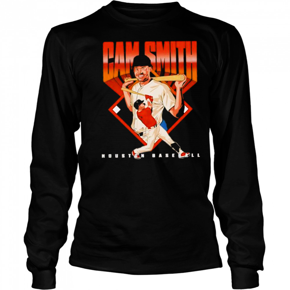Cam smith houston baseball diamond shirt Long Sleeved