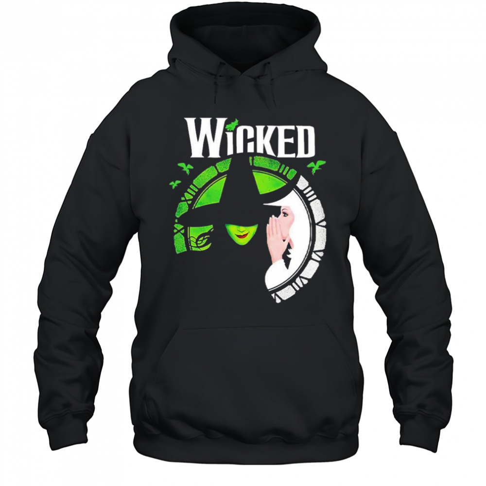 Carly Augenstein wearing WICKED T-Shirt Hoodie