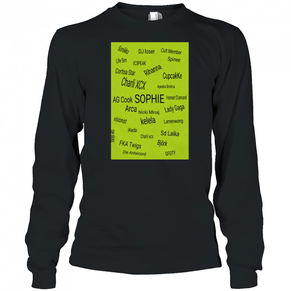Charli XCX 2025 Poster T-Shirt Long Sleeved