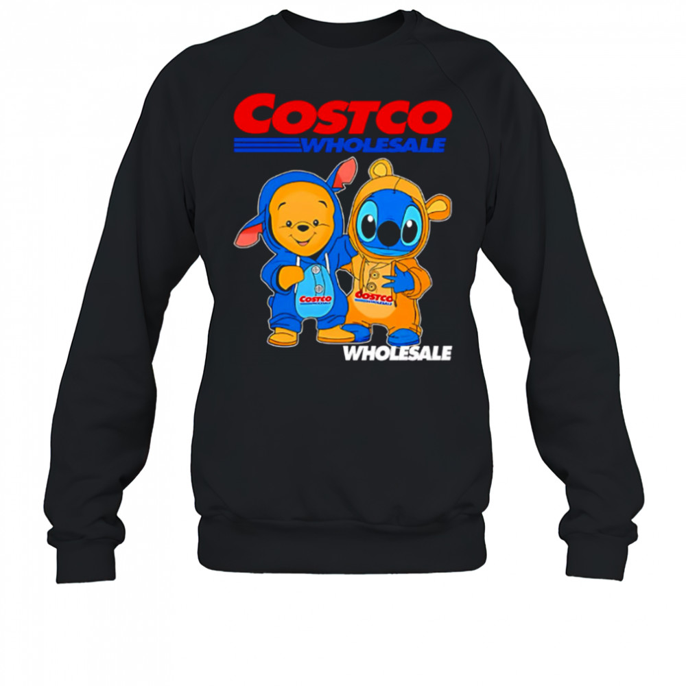 Costco wholesale pooh and stitch friends shirt Sweatshirt