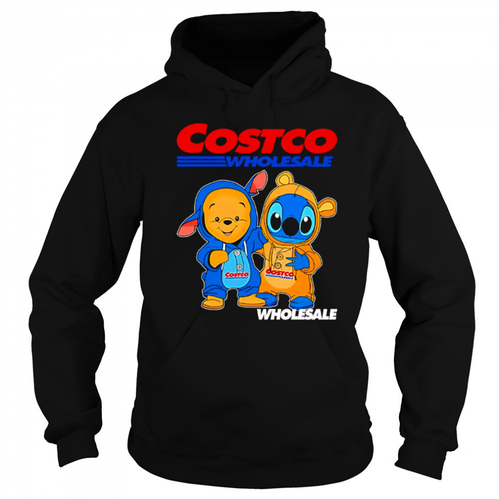 Costco wholesale pooh and stitch friends shirt Sweatshirt