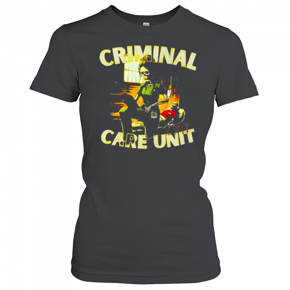 Criminal care unit pattern shirt Women's T-shirt