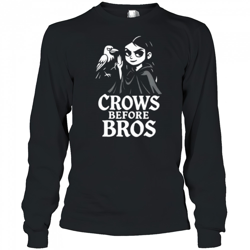 Crows before bros shirt Long Sleeved