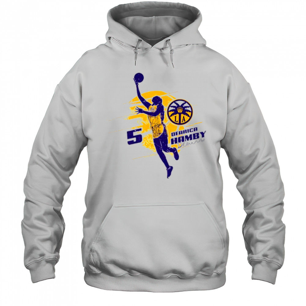 Dearica hamby los angeles sparks silhouette shirt Hoodie