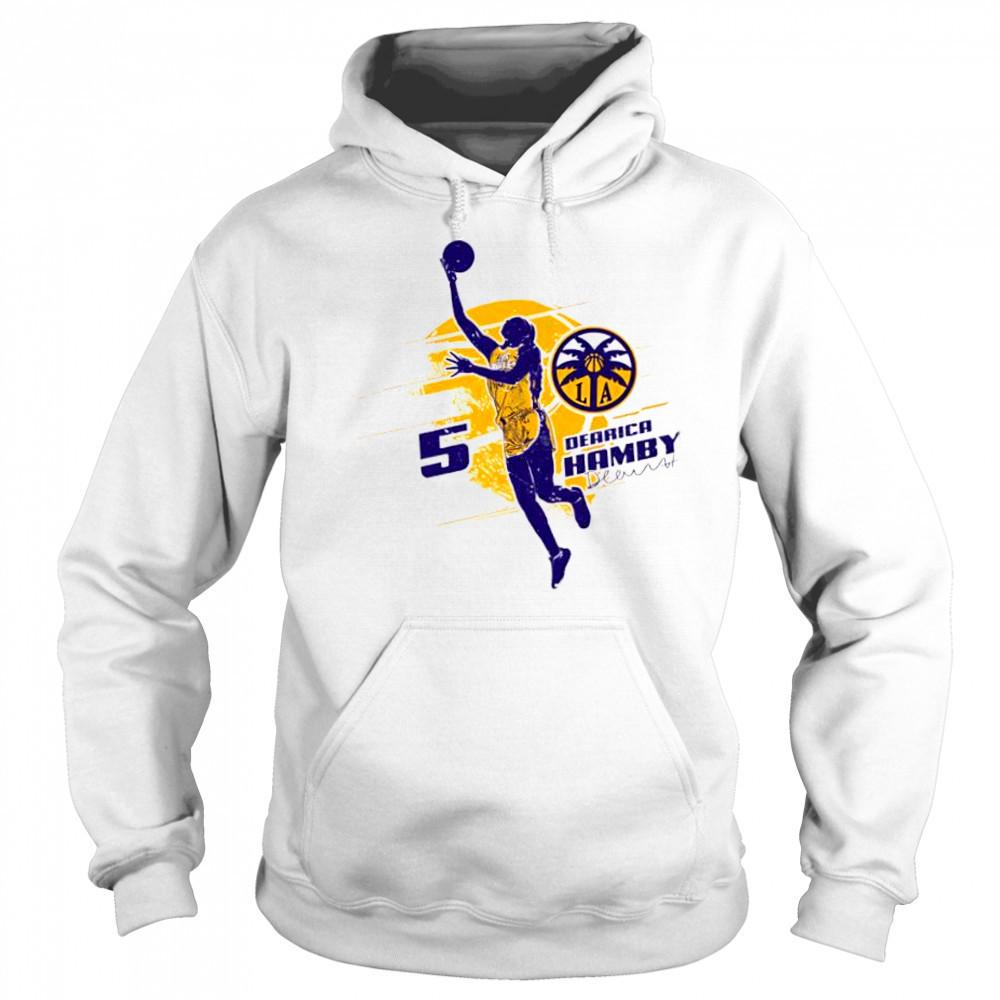 Dearica hamby los angeles sparks silhouette shirt Sweatshirt