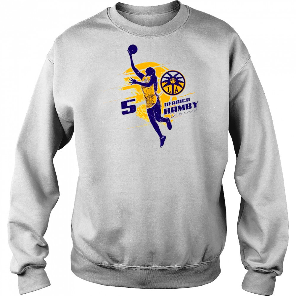 Dearica hamby los angeles sparks silhouette shirt Hoodie