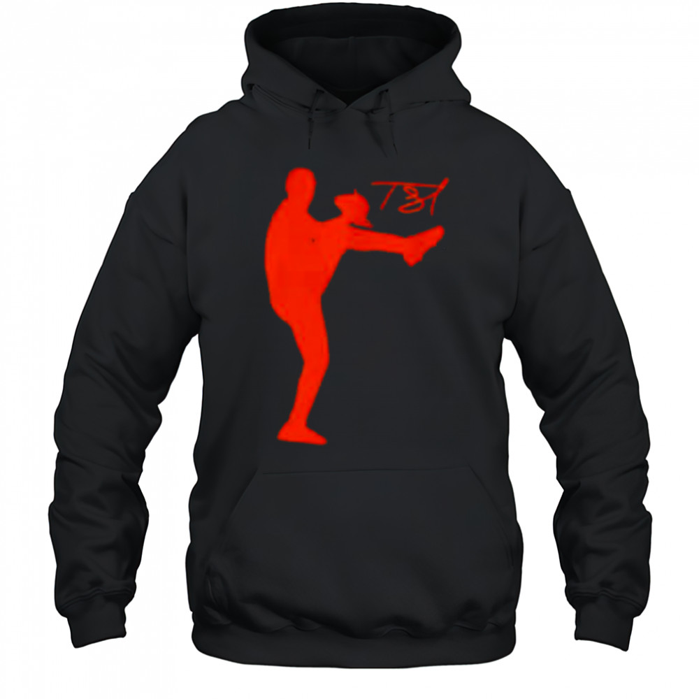Detroit Tigers Tarik Skubal Silhouette baseball shirt Hoodie