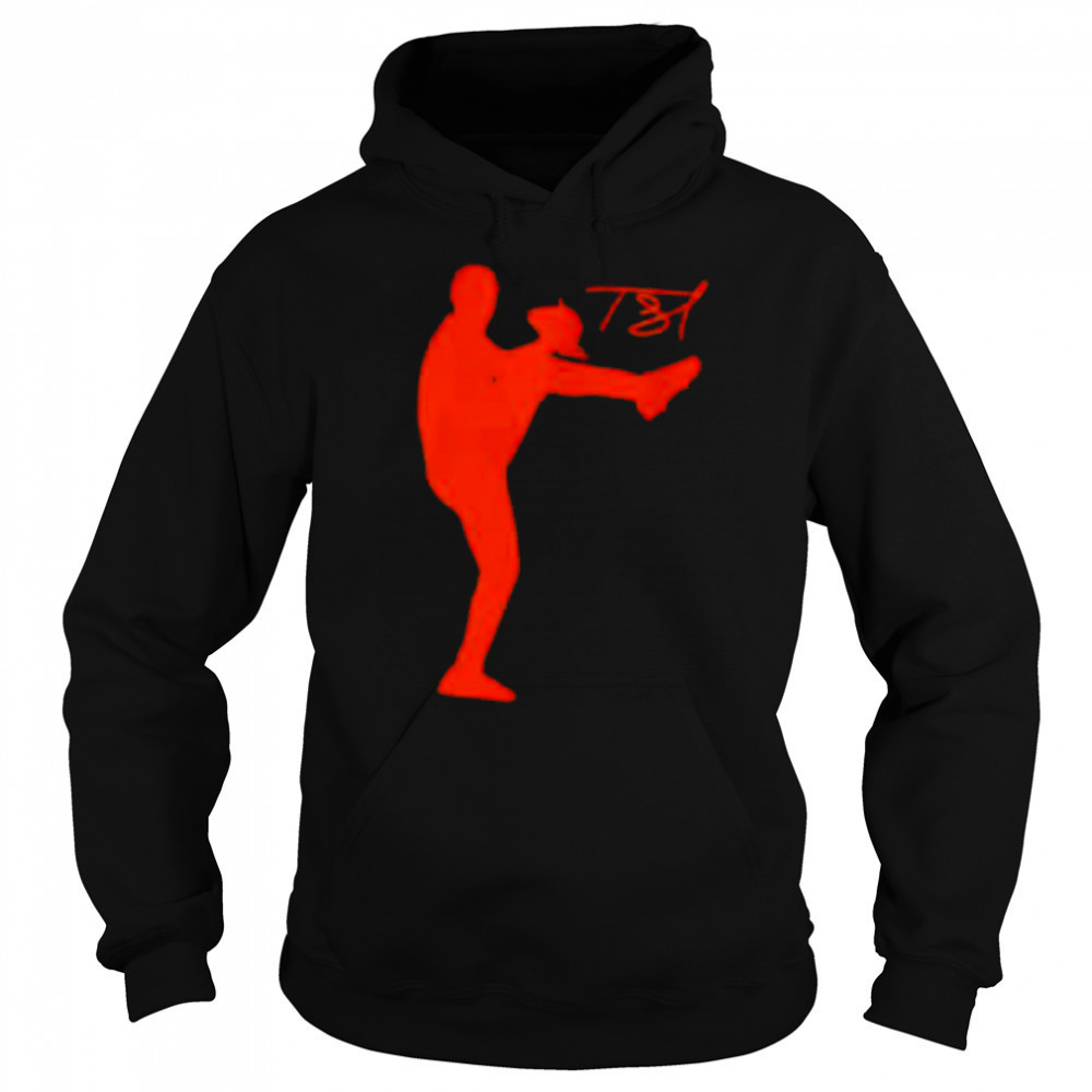 Detroit Tigers Tarik Skubal Silhouette baseball shirt Sweatshirt