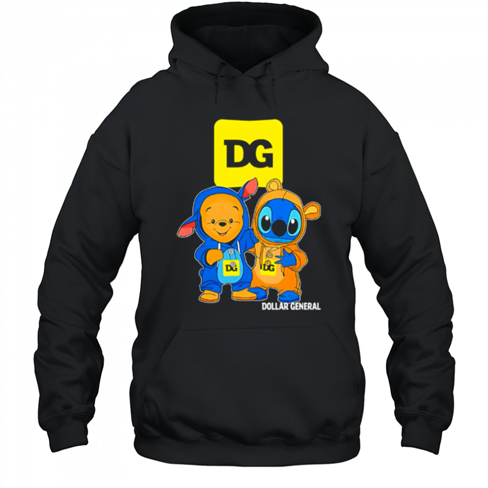 Dollar general pooh and stitch friends shirt Hoodie