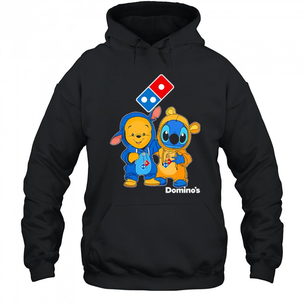 Domino’s pizza pooh and stitch friends shirt Hoodie