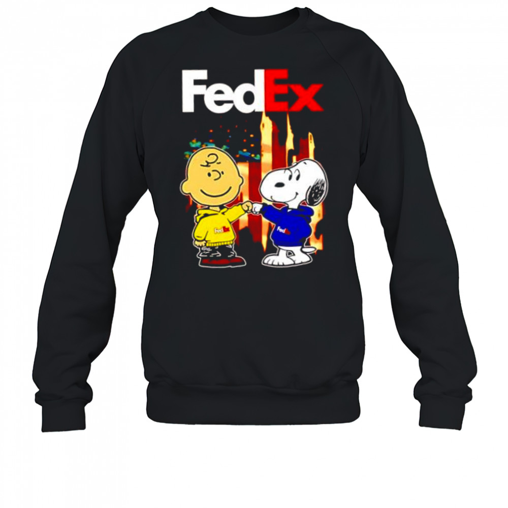FEDEX Charlie Brown and Snoopy shirt Sweatshirt