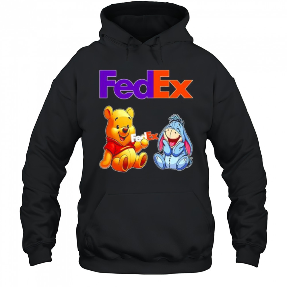 FEDEX Pooh and Eeyore shirt Hoodie