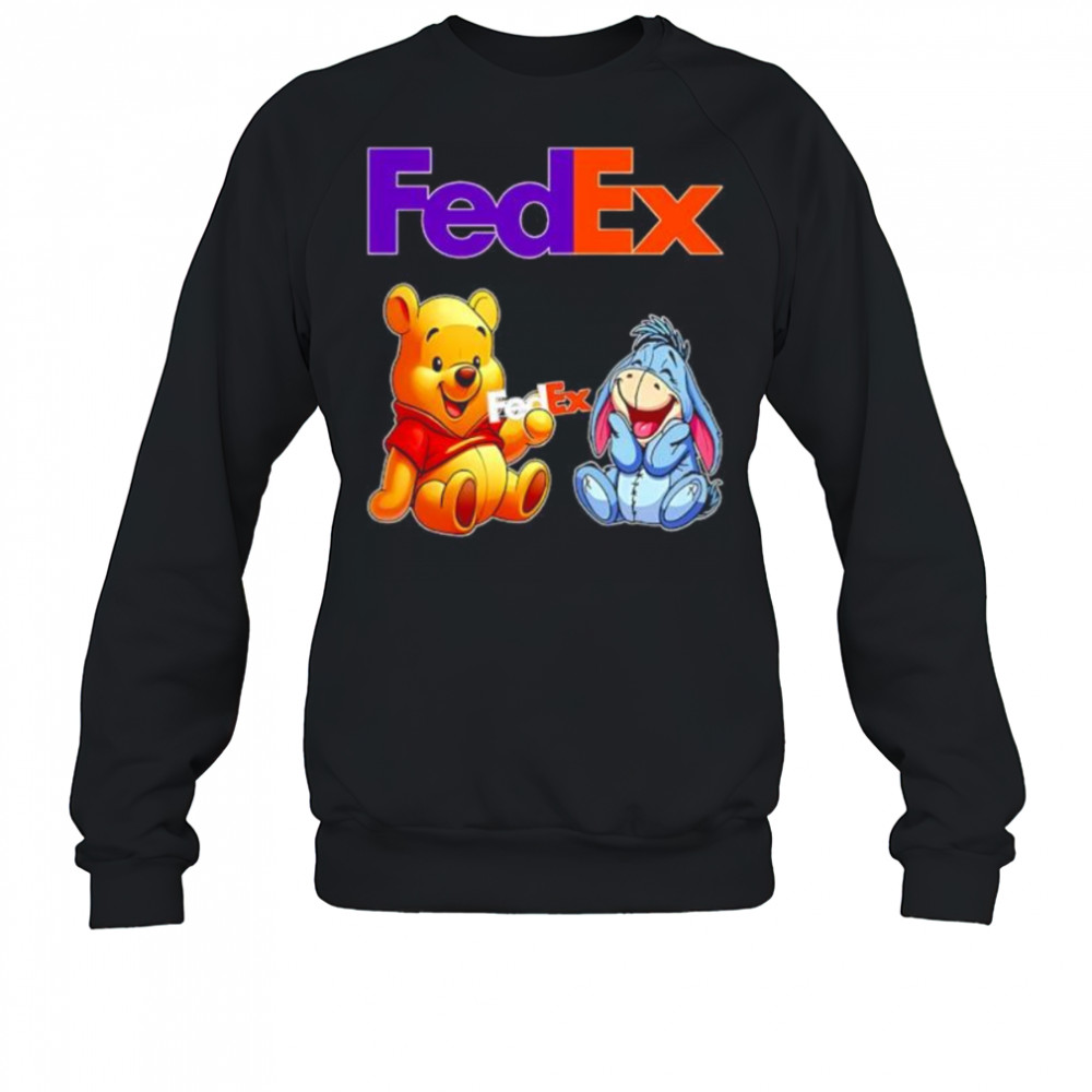 FEDEX Pooh and Eeyore shirt Sweatshirt