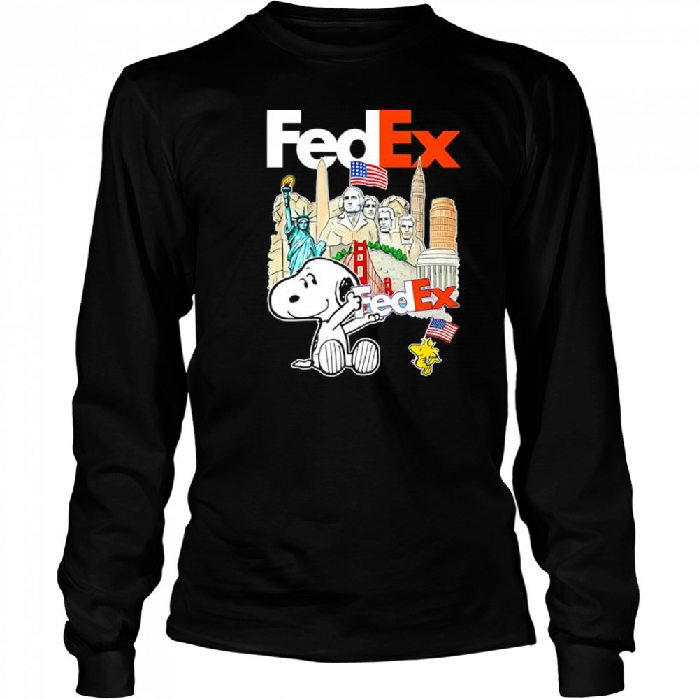 Fedex With Snoopy Freedom You’re Lookin’ Cute shirt Long Sleeved