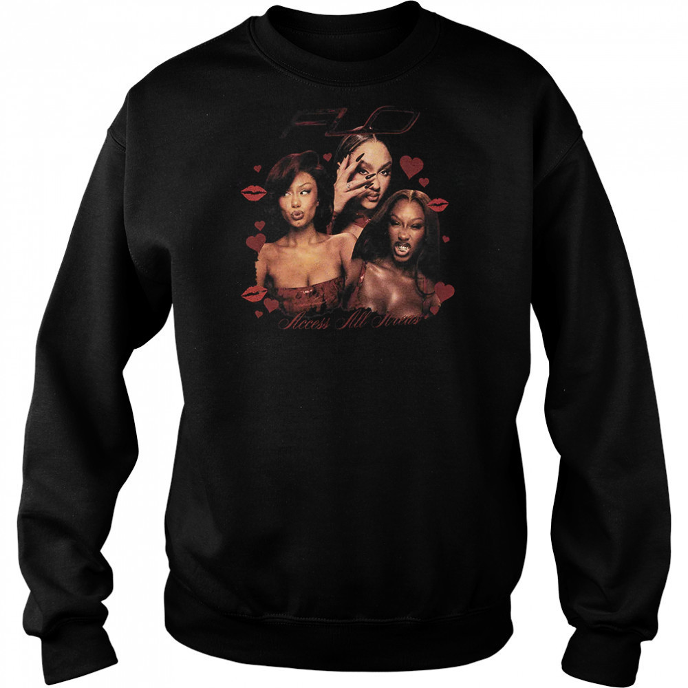 Flo Homage Black T-Shirt Hoodie