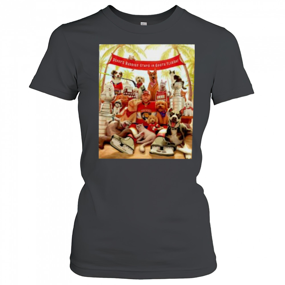 Florida Panthers Benny’s Buddies stays in South Florida shirt Women's T-shirt