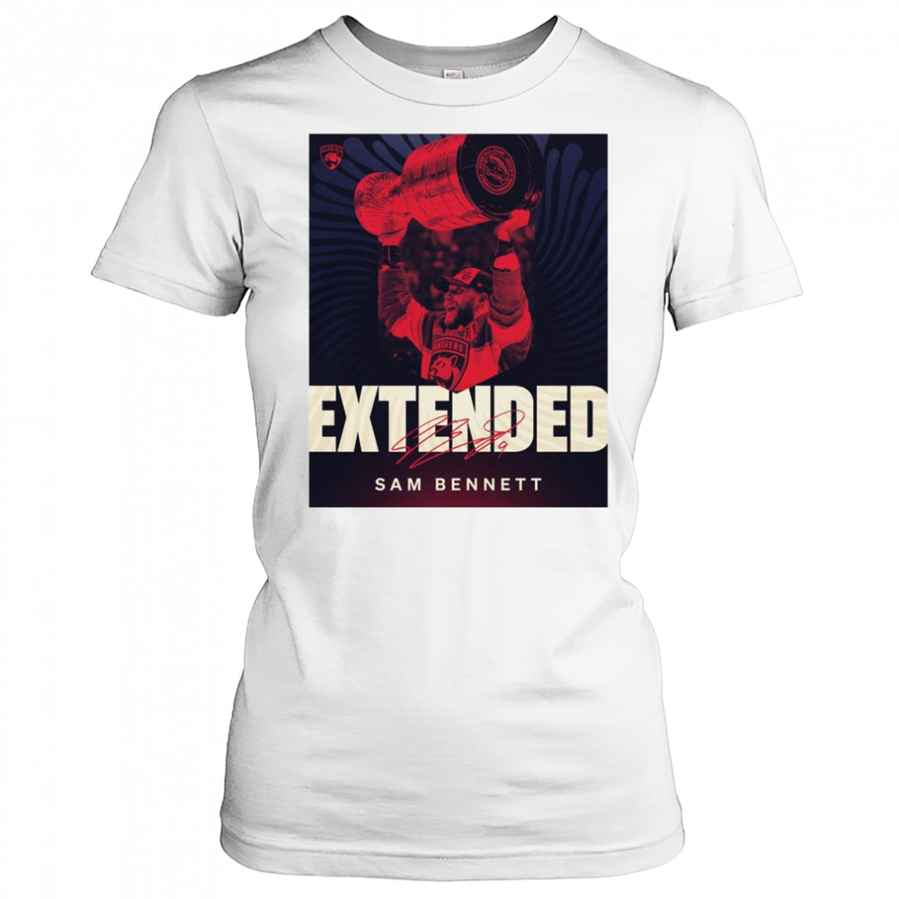 Florida Panthers Sam Bennett Eight-Year Contract Extension Signature T-Shirt Women's T-shirt