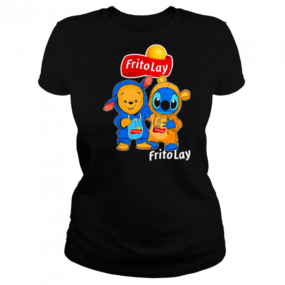 Fritolay pooh and stitch friends shirt Women's T-shirt