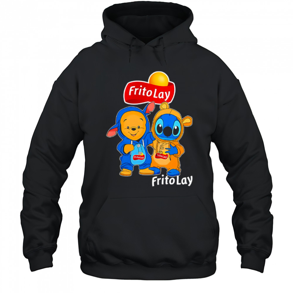 Fritolay pooh and stitch friends shirt Hoodie