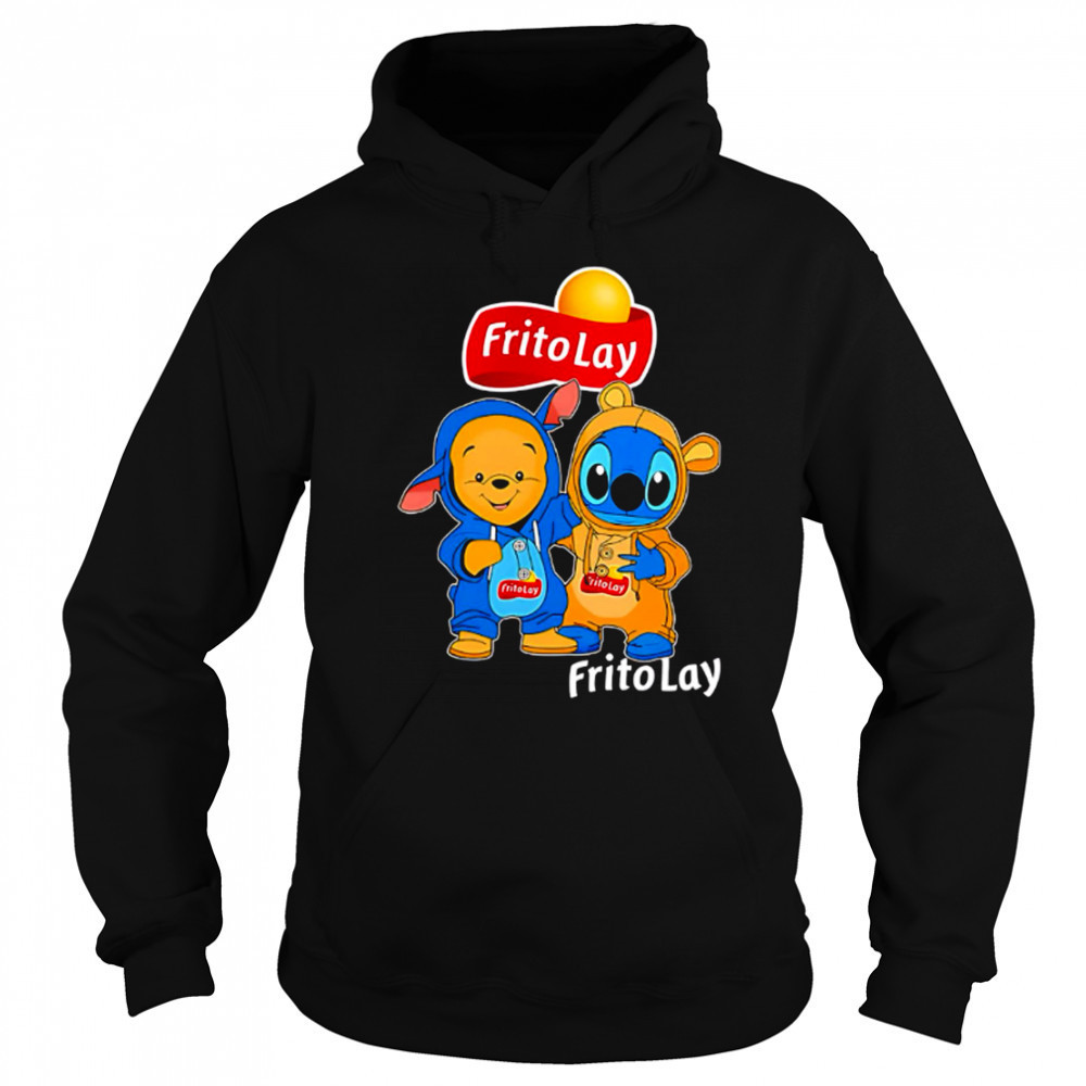 Fritolay pooh and stitch friends shirt Sweatshirt