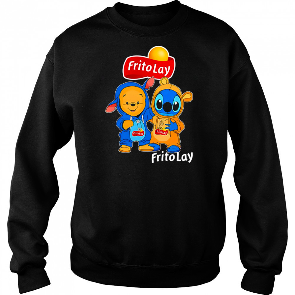 Fritolay pooh and stitch friends shirt Hoodie