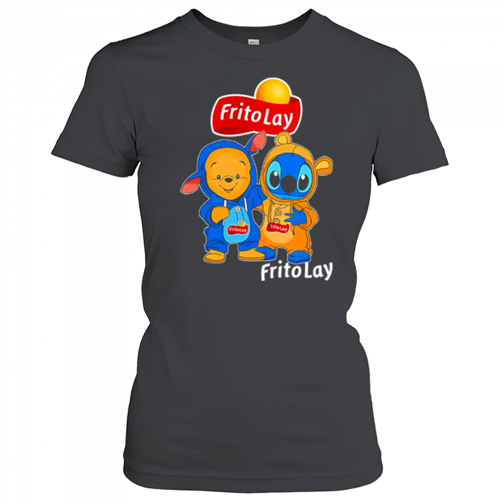 Fritolay pooh and stitch friends shirt Women's T-shirt