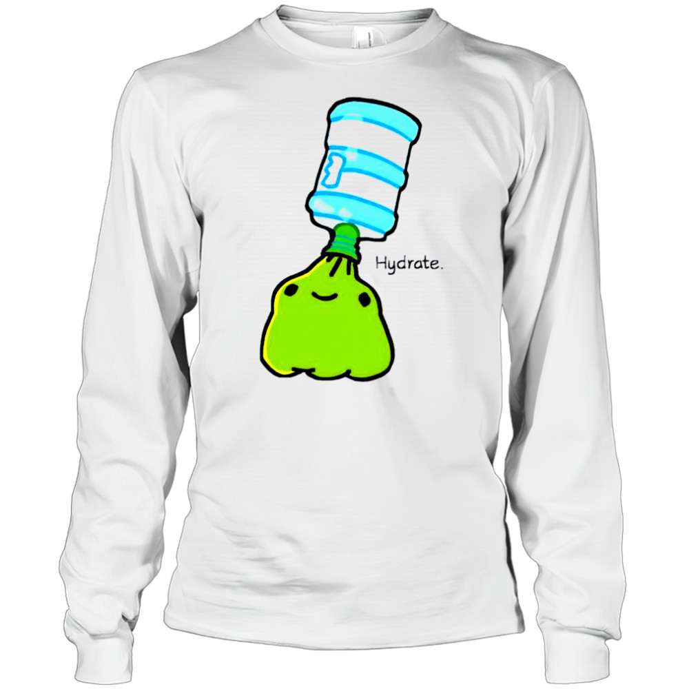 Frog Hydrate Drink today shirt Long Sleeved