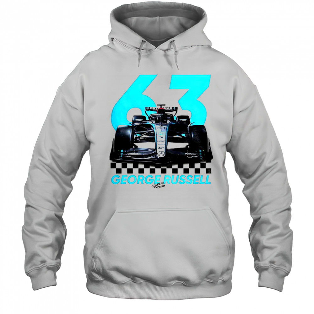 George Russell Formula One F1 Signature T-Shirt Hoodie
