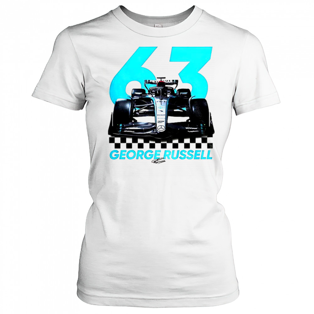 George Russell Formula One F1 Signature T-Shirt Women's T-shirt