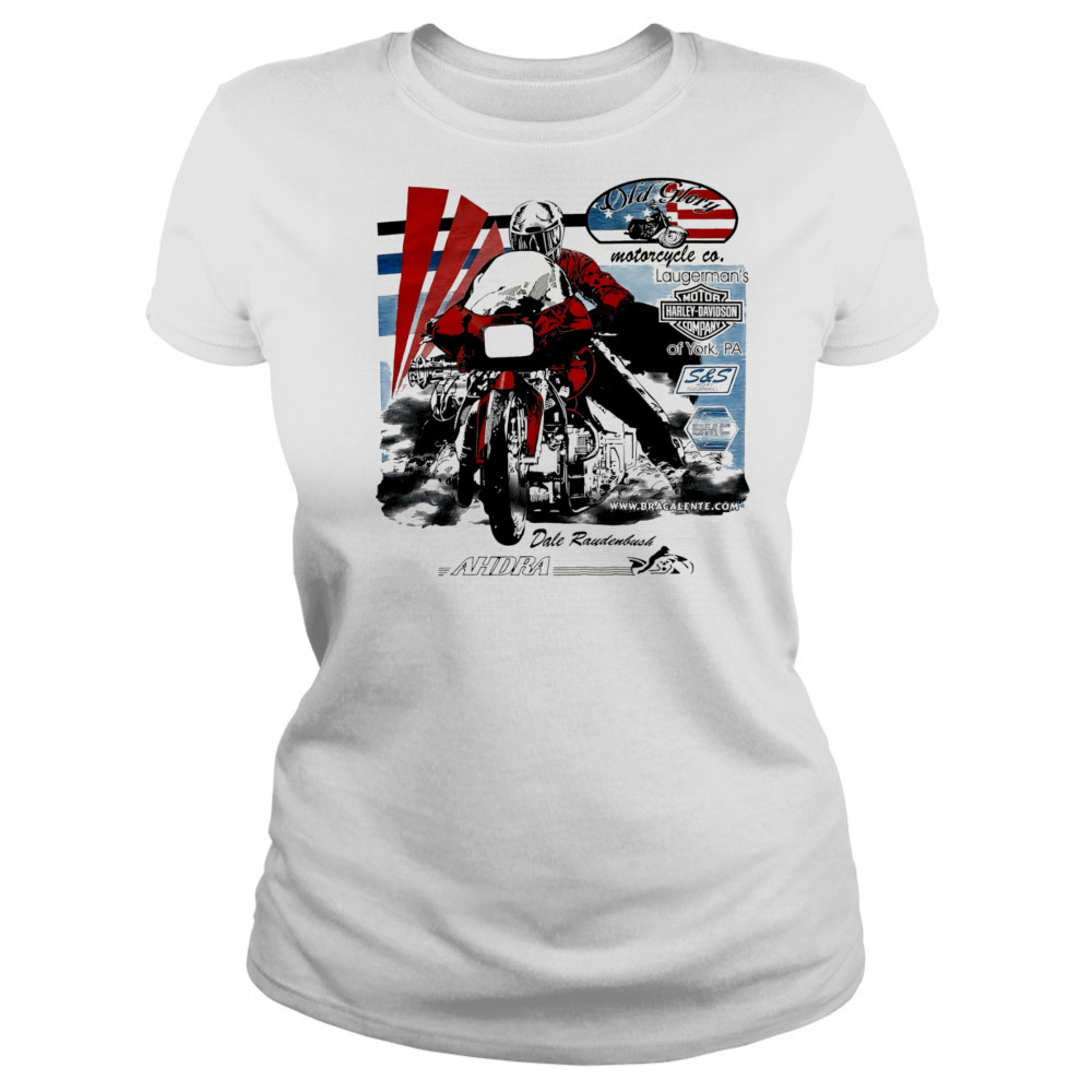 Harley Davidson Motorcycle Old Glory Dale Raudenbush shirt Women's T-shirt