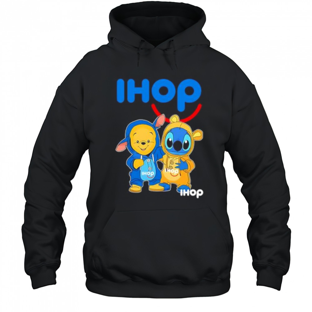 Ihop pooh and stitch friends shirt Hoodie