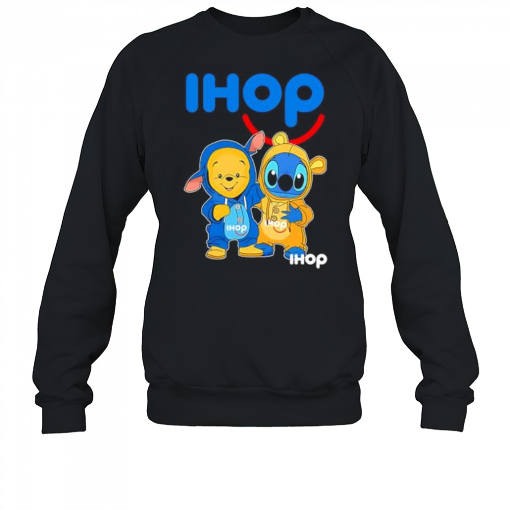 Ihop pooh and stitch friends shirt Sweatshirt