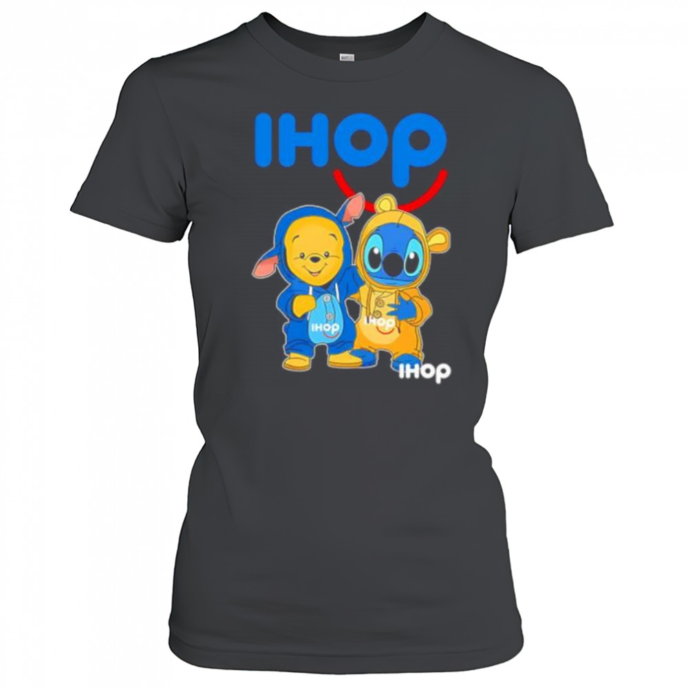 Ihop pooh and stitch friends shirt Women's T-shirt