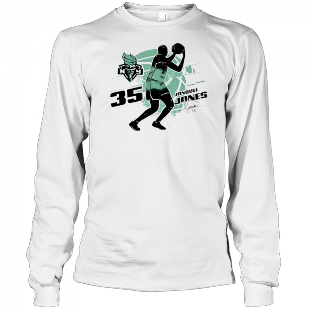 Jonquel jones new york liberty silhouette shirt Long Sleeved