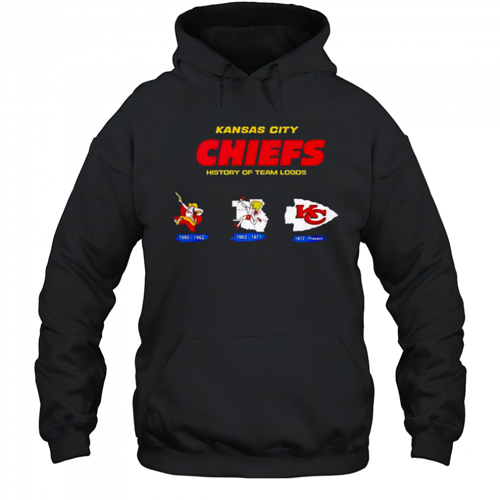 Kansas City Chiefs History Of Team Logos T-Shirt Hoodie