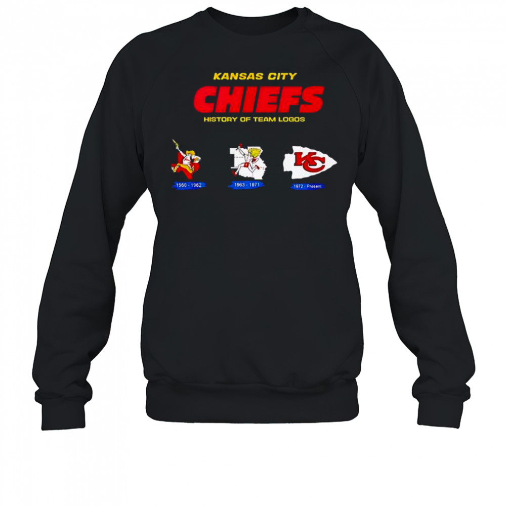 Kansas City Chiefs History Of Team Logos T-Shirt Sweatshirt