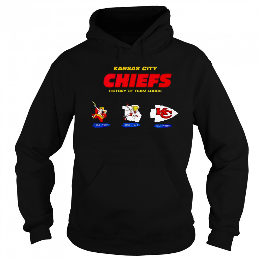 Kansas City Chiefs History Of Team Logos T-Shirt Sweatshirt