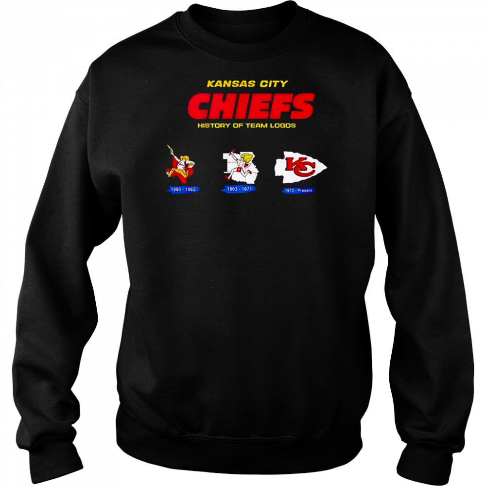 Kansas City Chiefs History Of Team Logos T-Shirt Hoodie
