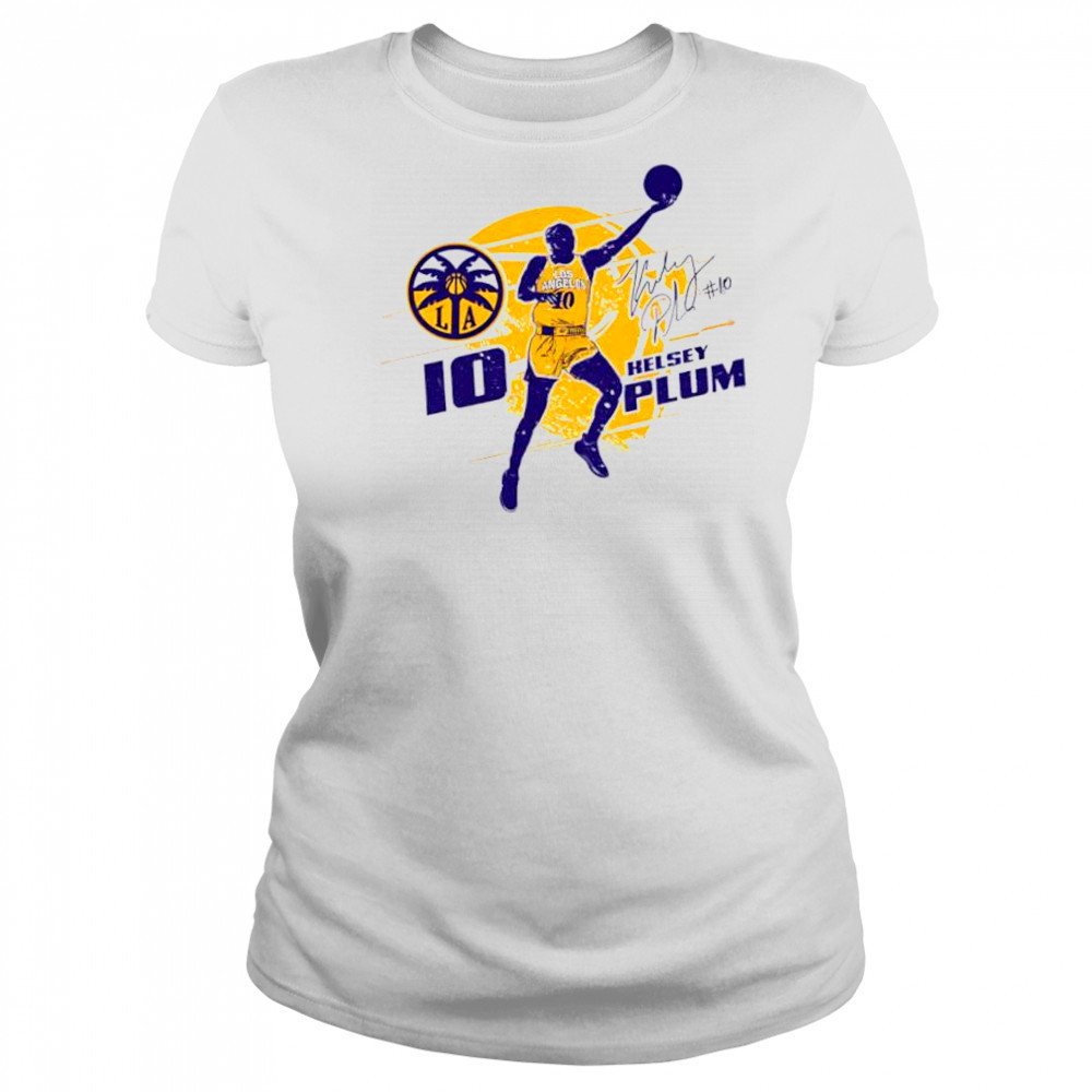 Kelsey plum los angeles sparks silhouette shirt Women's T-shirt