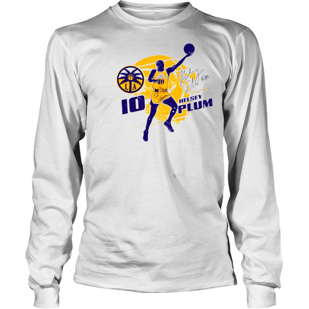 Kelsey plum los angeles sparks silhouette shirt Long Sleeved