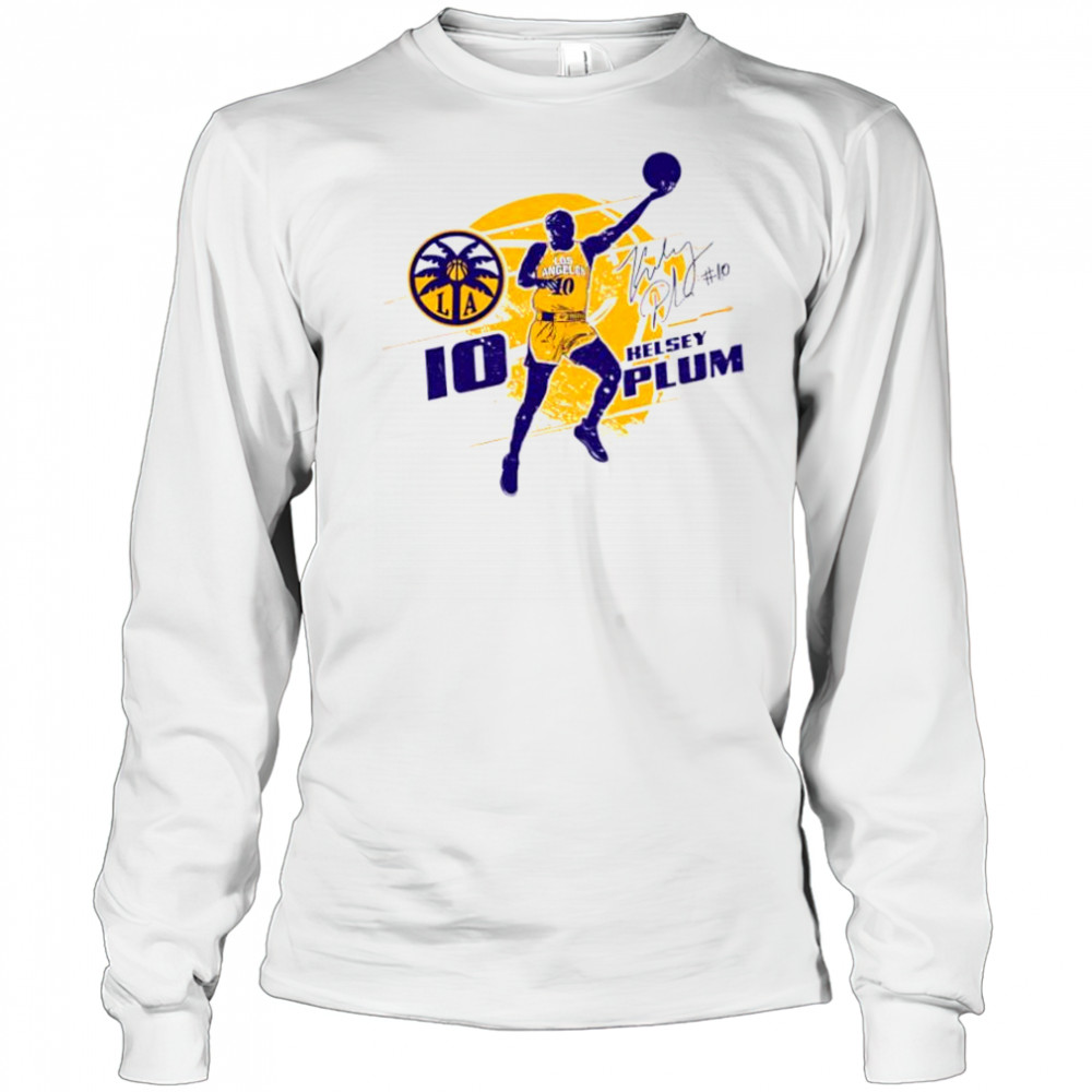 Kelsey plum los angeles sparks silhouette shirt Long Sleeved
