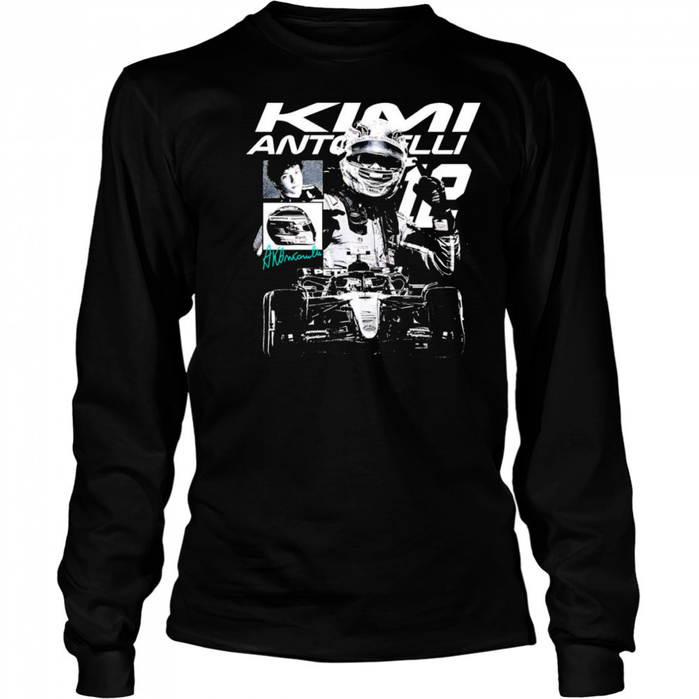 Kimi Antonelli signature graphic shirt Long Sleeved