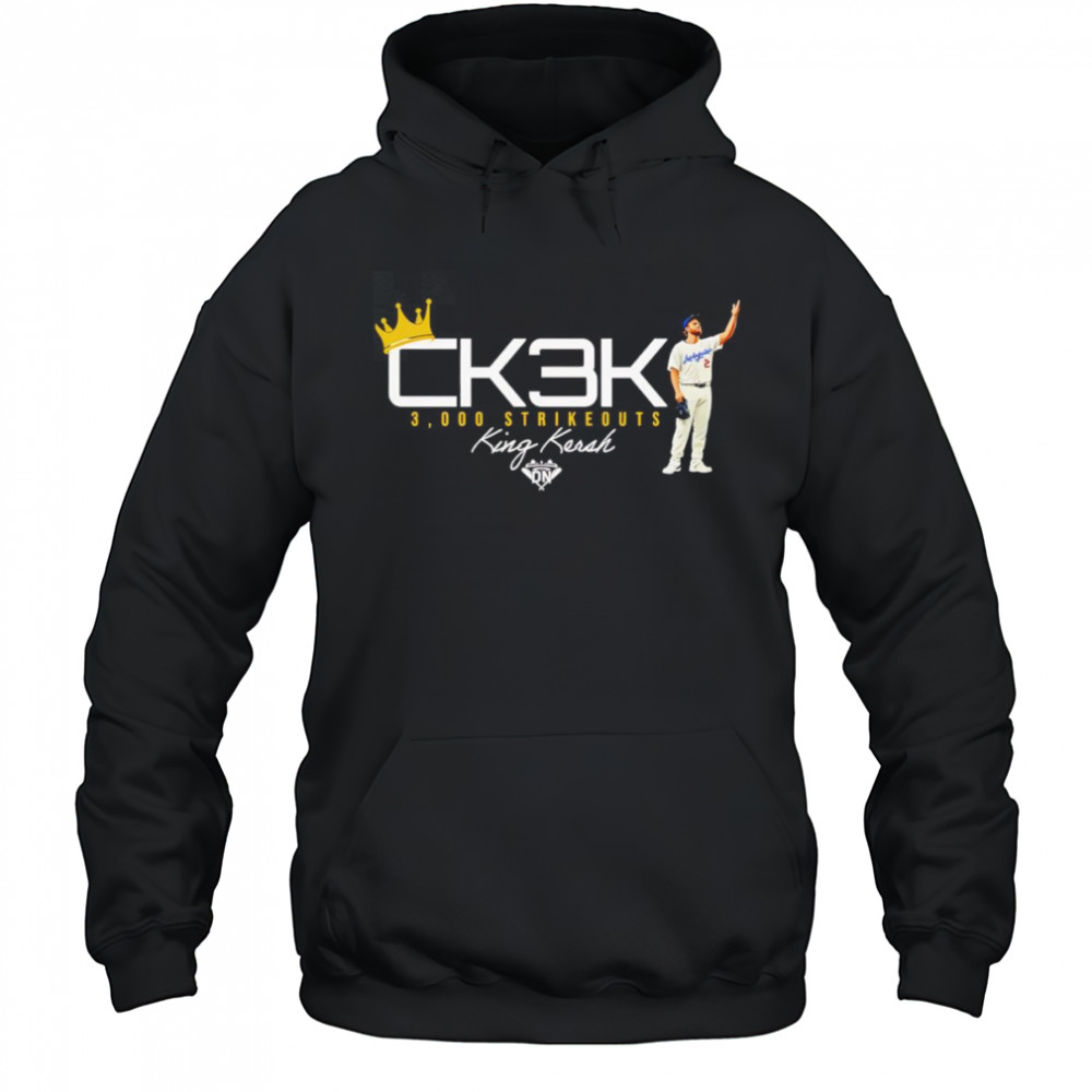 King Kersh 3,000 Strikeouts I Los Angeles Baseball shirt Hoodie