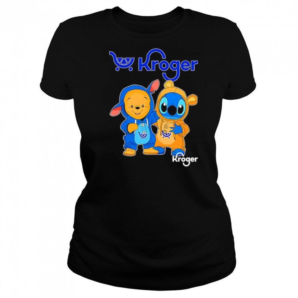Kroger pooh and stitch friends shirt Women's T-shirt