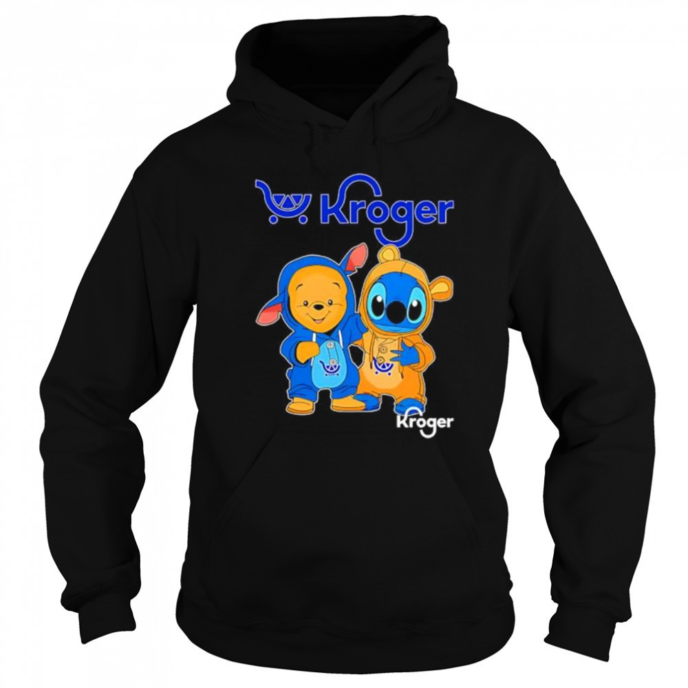 Kroger pooh and stitch friends shirt Sweatshirt