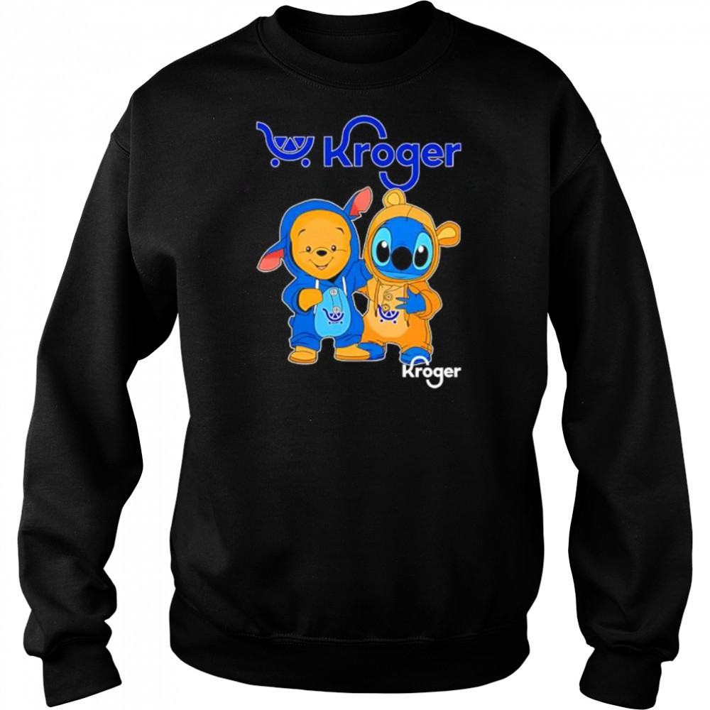Kroger pooh and stitch friends shirt Hoodie