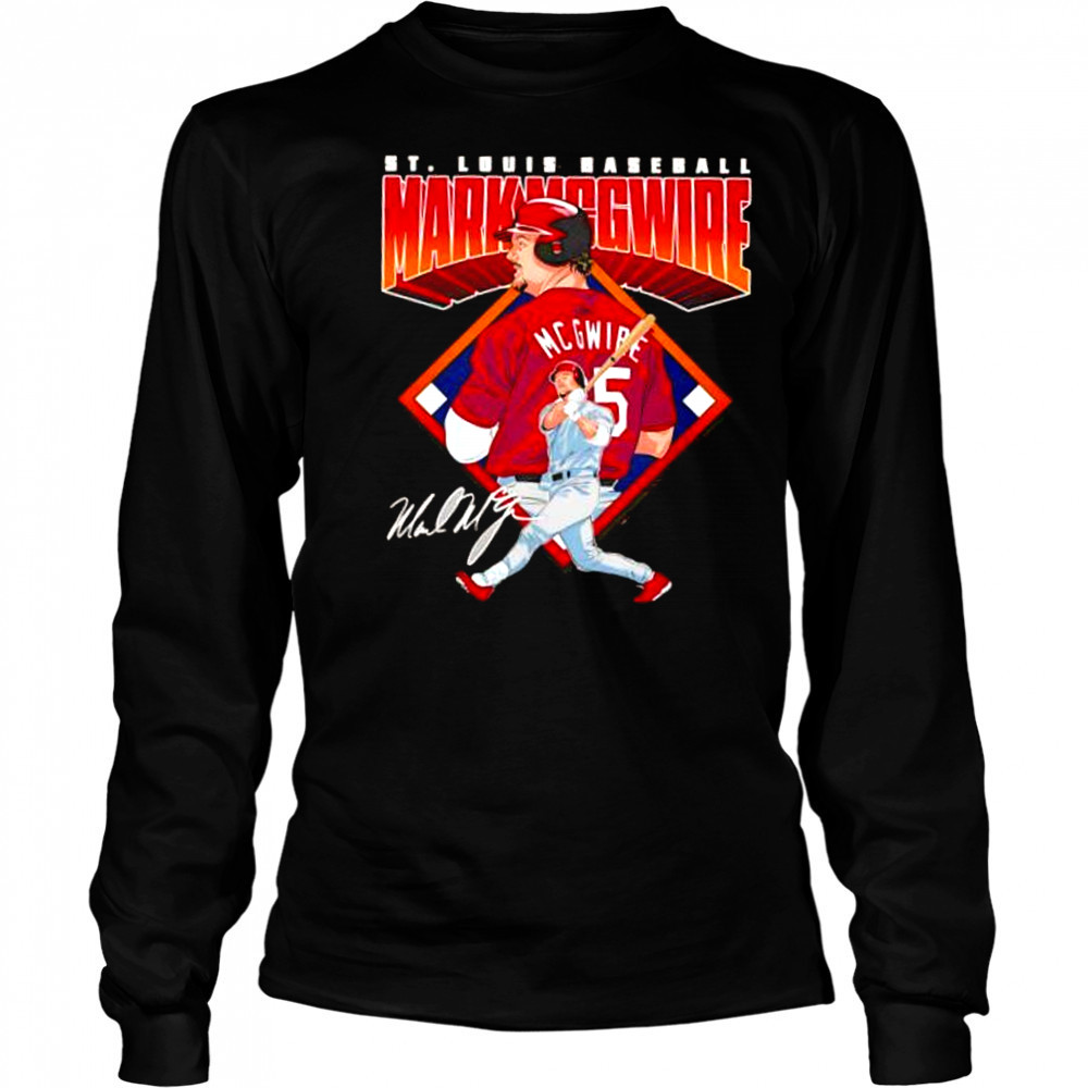 Mark mcgwire st. louis baseball diamond shirt Long Sleeved